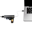 LogiLink UA0306 laptop dock/port replicator USB 3.2 Gen 1 (3.1 Gen 1) Type-A Silver, White