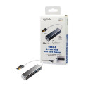 LogiLink UA0306 laptop dock/port replicator USB 3.2 Gen 1 (3.1 Gen 1) Type-A Silver, White