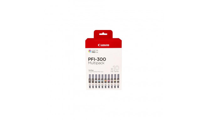 Canon PFI-300 ink cartridge 10 pc(s) Original Black, Blue, Cyan, Grey, Magenta, Photo black, Photo m