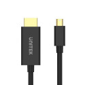 UNITEK V1152A video cable adapter 2 m Mini DisplayPort HDMI Black