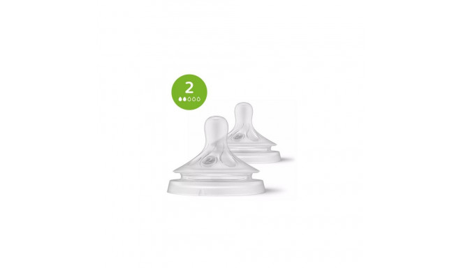 Philips AVENT Natural Response SCY962/02 Baby Bottle Flow 2 Teats