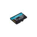 Kingston Technology 256GB microSDXC Canvas Go Plus Gen4 200R A2 U3 Single Pack w/o ADP