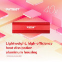 Patriot Memory Transporter Lite 4 TB USB Type-C 3.2 Gen 2 (3.1 Gen 2) Red