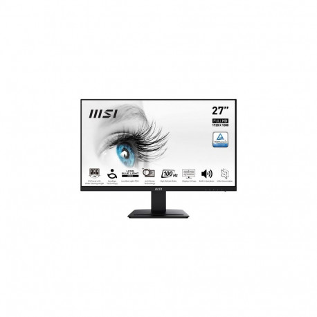 MSI Pro MP273A 27 Inch Monitor, Full HD (1920 x 1080), 100Hz, IPS, 4ms, HDMI, DisplayPort, VGA, Buil