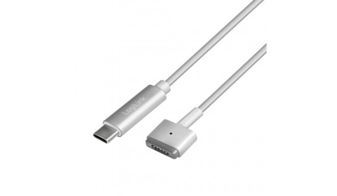 LogiLink USB-C to Apple MagSafe 2 charging cable, silver