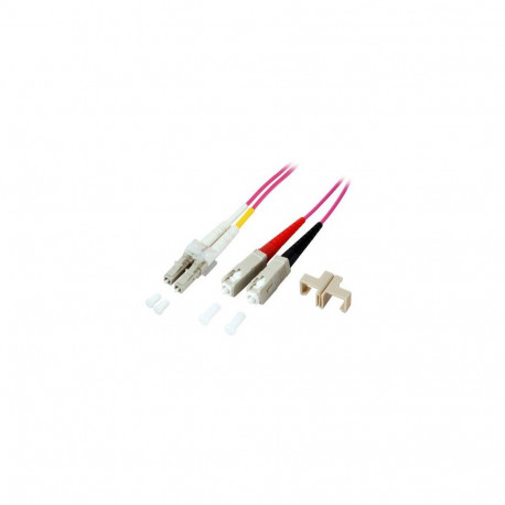 EFB Elektronik LC-SC 50/125µ InfiniBand/fibre optic cable 1 m Pink