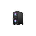 MSI MAG FORGE 100R Mid Tower Gaming Computer Case 'Black, 2x 120mm ARGB PWM Fan, 1x 120mm F