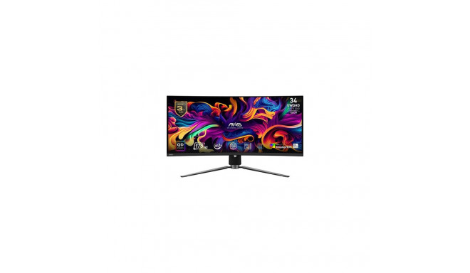 MSI MAG 341CQP QD-OLED computer monitor 86.4 cm (34") 3440 x 1440 pixels UltraWide Quad HD 