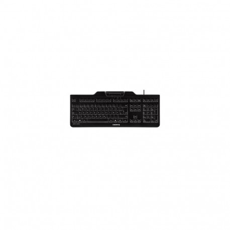 CHERRY KC 1000 SC keyboard Office USB QWERTZ German Black