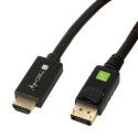 Techly Converter Cable 1m DisplayPort to HDMI 1.2 4K ICOC DSP-H12-010