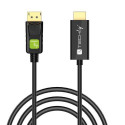 Techly Converter Cable 1m DisplayPort to HDMI 1.2 4K ICOC DSP-H12-010