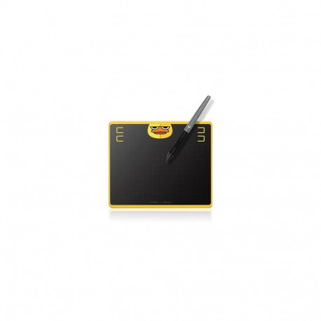 HUION HS64 Special Edition Graphics Pen Tablet graphic tablet Black, Yellow 5080 lpi 160 x 102 mm US