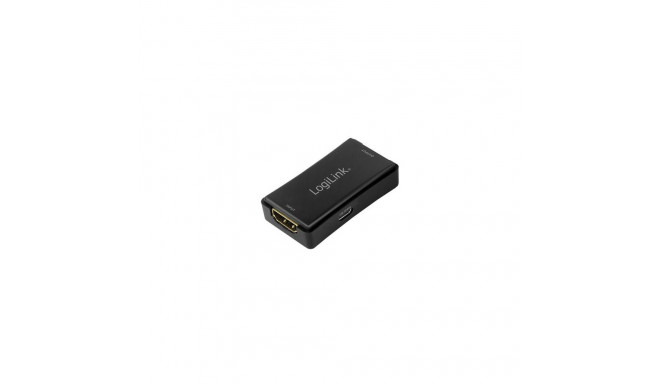 LogiLink HD0014 bridge/repeater Network repeater 18000 Mbit/s Black