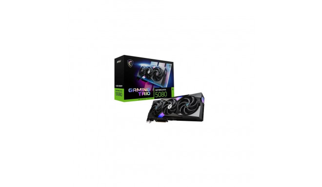 MSI GAMING GEFORCE RTX 5080 16G TRIO OC graphics card NVIDIA 16 GB GDDR7
