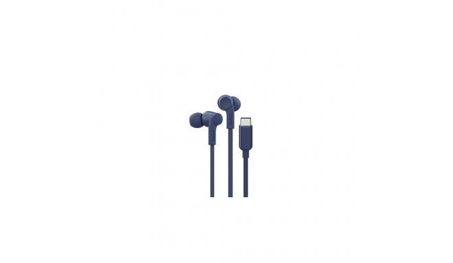 Belkin SoundForm Headset Wired In-ear Music/Everyday USB Type-C Blue