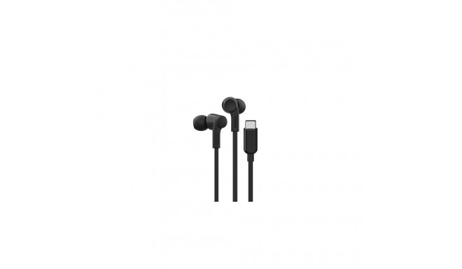 Belkin SoundForm Headset Wired In-ear Music/Everyday USB Type-C Black