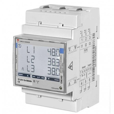 Carlo Gavazzi Automation EM340DINAV23XS1PFB energy cost meter