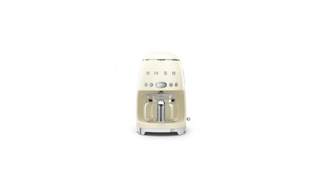 Smeg 50&#039;s Style Drip Filter Coffee Machine DCF02CREU Cream