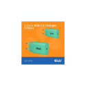 CLUB3D 2-Pack USB-C® Charger 30Watt Green