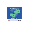 CLUB3D 2-Pack USB-C® Charger 30Watt Green