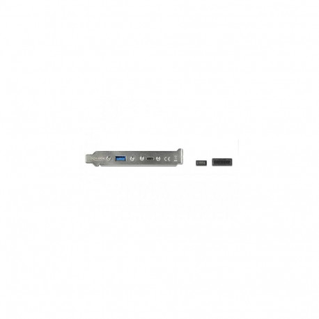 DeLOCK Slot Bracket with 1 x USB Type-C and 1 x USB Type-A Port