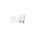 Philips Hue White ambience Starter kit: 2 E27 smart bulbs (1100) + dimmer switch
