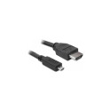 DeLOCK 3m HDMI HDMI cable HDMI Type A (Standard) HDMI Type D (Micro) Black
