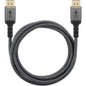 Goobay 65266 DisplayPort cable 3 m Black, Silver