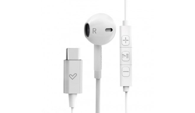 Energy Sistem Smart 2 Type C Headphones Wired In-ear Calls/Music USB Type-C White