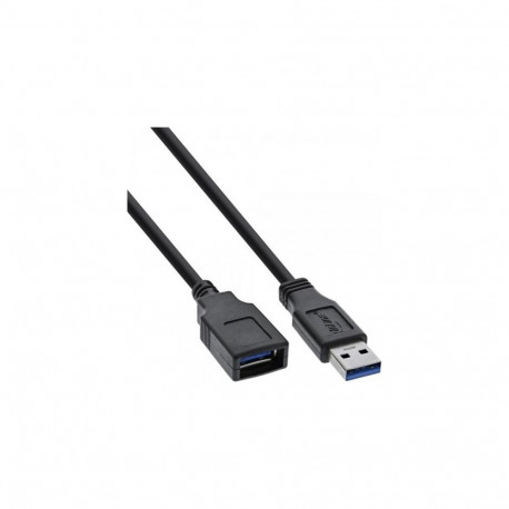 InLine USB 3.2 Gen.1 Cable Type A male / Type B female, black, 2m