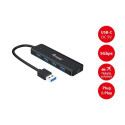 Equip 4-Port USB 3.2 Gen 1 Hub with USB-C Adapter