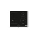 Bosch Serie 4 PVS611BB6E hob Black Built-in 60 cm Zone induction hob 4 zone(s)