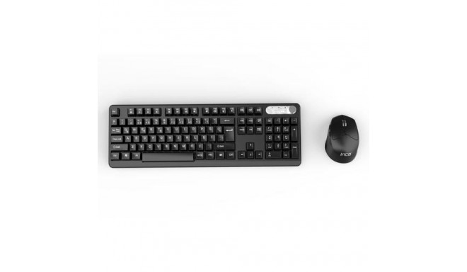 Inca IWS-549U keyboard Mouse included Office RF Wireless + USB Black