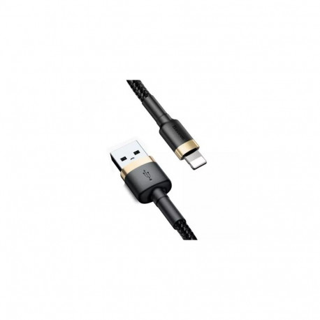 Baseus CALKLF-CV1 lightning cable 2 m Black, Gold