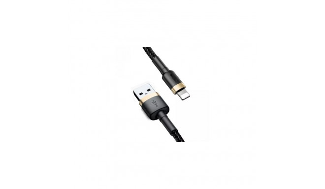 Baseus CALKLF-CV1 lightning cable 2 m Black, Gold