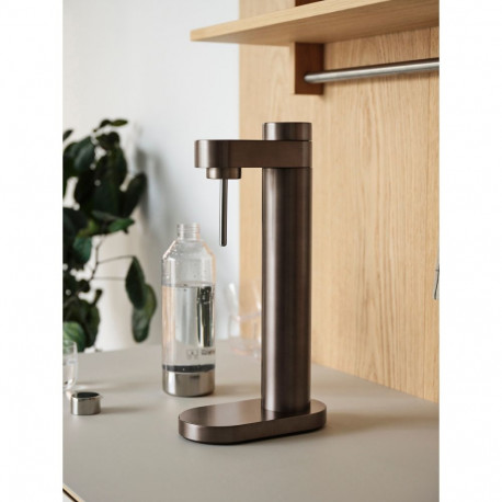 STELTON Brus carbonator dark brown metallic