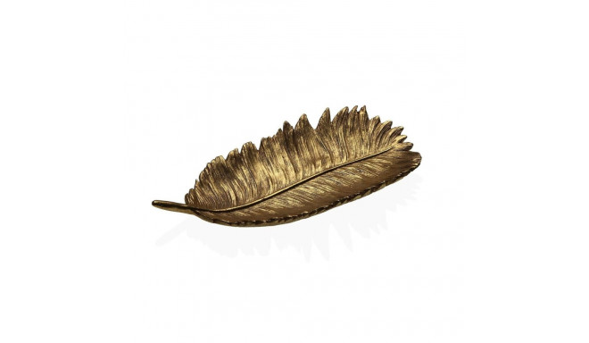 Centerpiece Versa Golden Feather 12,8 x 4,2 x 27 cm