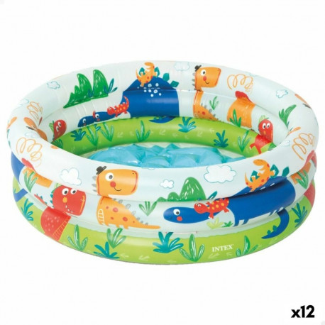 Täispuhutav lastebassein Intex Dinosaurused Rõngad 28 L 33 L 61 x 22 x 61 cm (12 Ühikut)