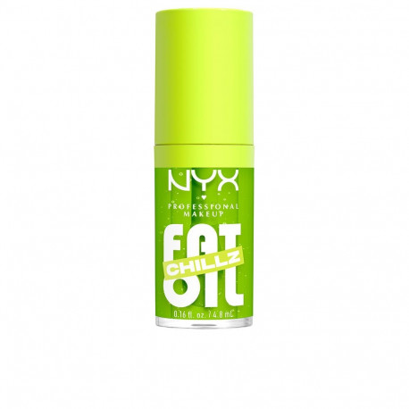 NYX PROFESSIONAL MAKE UP FAT OIL CHILLZ brillo de labios #Kiwi Freezie 4,8 ml
