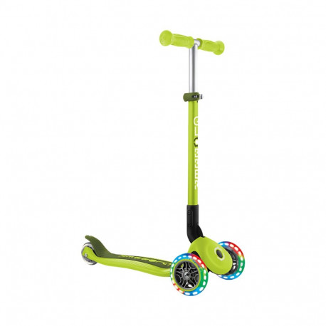 Hulajnoga SMJ Globber 3-kołowa 432-106-3 Primo Foldable Lights limonkowa