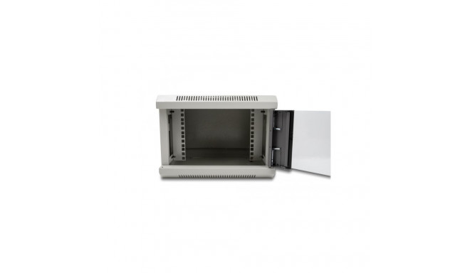 Delock 10″ Network Cabinet with glass door 4U gray
