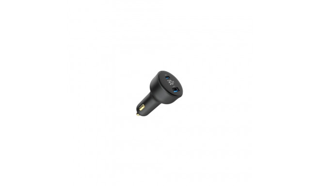 Gembird 2-port USB autokiirlaadija 30W must