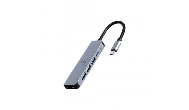 Gembird USB Type-C 5-in-1 hall dokk