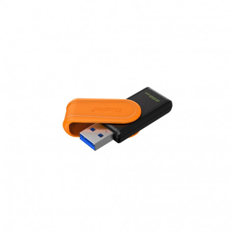 Kingston USB Flash Drive | DataTraveler Exodia S | 256 GB | USB 3.2 Gen 1 | Black/Orange