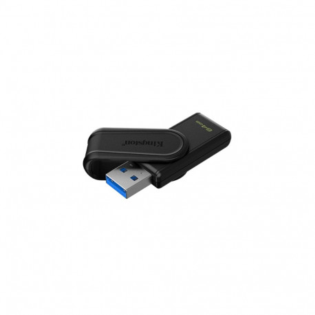 Kingston USB Flash Drive | DataTraveler Exodia S | 64 GB | USB 3.2 Gen 1 | Black