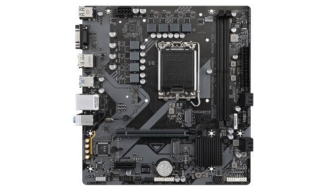 Gigabyte B760M E emaplaat Intel protsessoripere LGA1700 protsessoripesa DDR5 toetatud kõvaketta liid