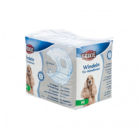 Diapers for dogs - Trixie Diapers for dogs, M, 32-48cm, 12 pcs