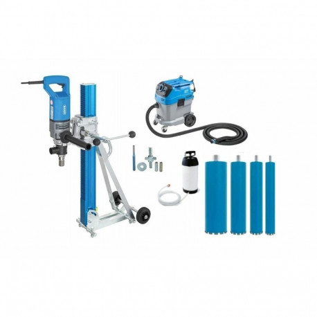 BAIER DIAMOND DRILL RIG BDB 825 SET + BSS606L VACUUM CLEANER + CROWNS 82,132,172,200x450mm + HYDRONE