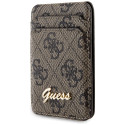 Guess rahakott kaardipesa alus GUWMSHG4SHW pruun MagSafe 4G klassikaline logo