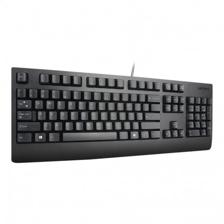 LENOVO klaviatuur Preferred Pro II täissuuruses USB QWERTY põhjamaine pruun pakend (ND), must